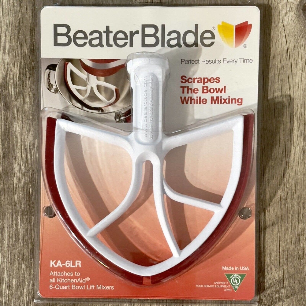 New Metro KA-6LR Original Beater Blade Works with Most KitchenAid 6 Qt Bowl-Lift - Picture 2 of 6